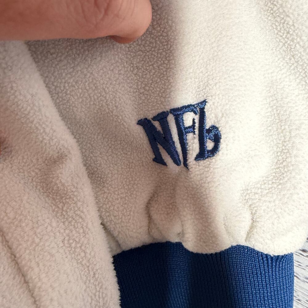 Indianapolis Colts NFL Reversible Pullover Jacket 2XL Blue White - Picture 5 of 6